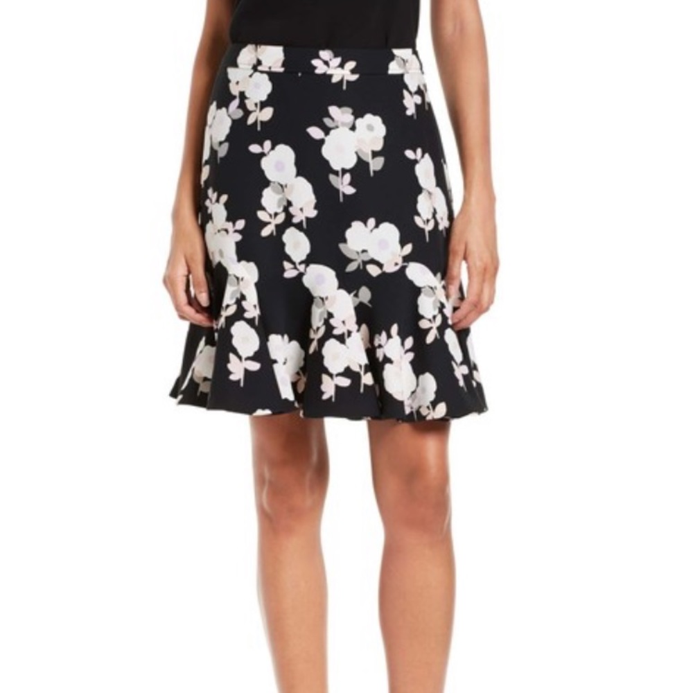 Kate Spade Posy Floral Flounce Skirt
